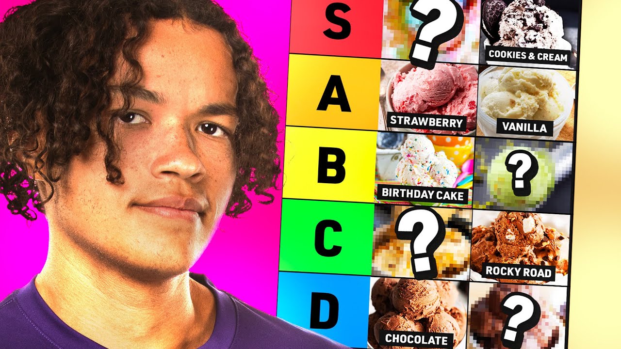 WE RANKED EVERY ICE CREAM FLAVOR (Chocolate in D-TIER??)