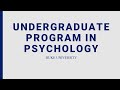 Undergraduate Program in Psychology at Duke University