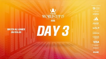 FIFAe World Cup 25™ ft. Rocket League - Day 3 - QUARTER-FINALS