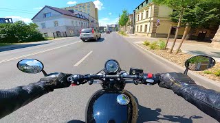 2023 Triumph Bobber motorcycle 1200cc | POV Test Ride