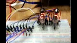 IV-9 tubes - two digit counter as part of prototyping