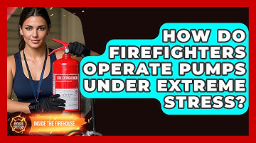 How Do Firefighters Operate Pumps Under Extreme Stress? - Inside the Firehouse