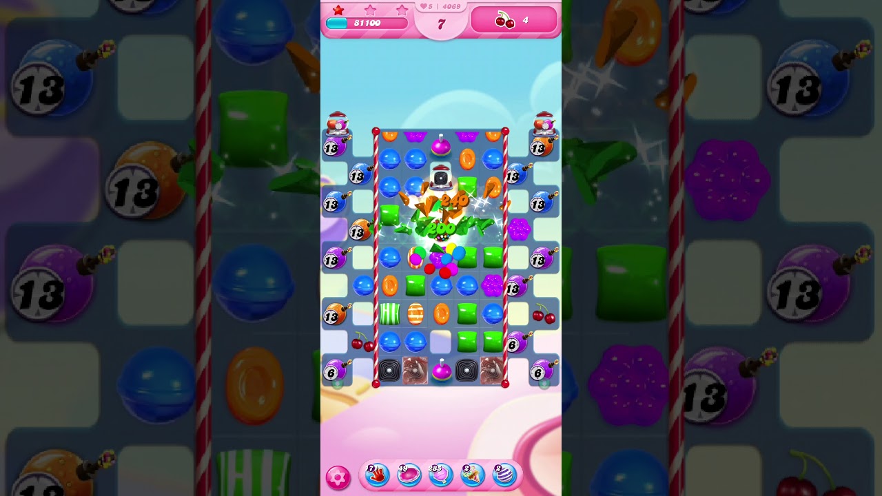 Candy Crush Saga Level 4069 - No Boosters