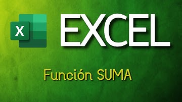 Como usar la función SUMA en EXCEL