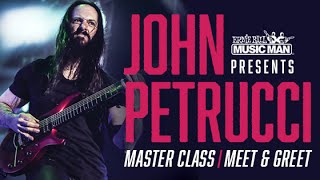 Ernie  Ball Music Man Presents: John Petrucci Master Class -  Right Hand Warm Up and Picking chords