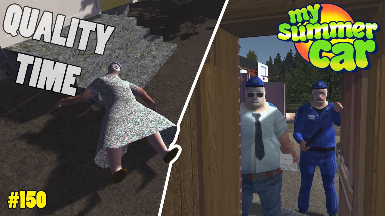 Spending Time With Grandma Killing Grandma My Summer Car YouTube