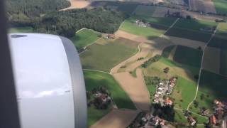 Landing At Zurich International Airport