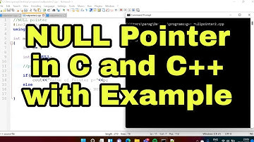 NULL Pointer in C and C++ with Example Program