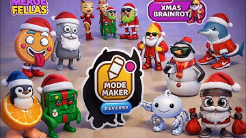 Merge Fellas italian Xmas Brainrot Reverse Maker Mode Gameplay |  NEW MODE     - Reaching Max Level 