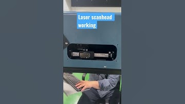 Laser scanhead working
