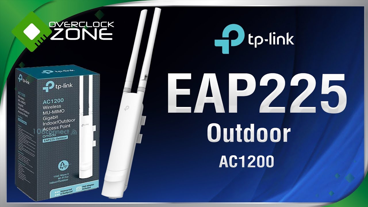 access point outdoor ตัวไหนดี  2022 New  TP-Link EAP225 Outdoor เน็ตเร็วไม่มีสะดุด ทนต่อสภาพอากาศ