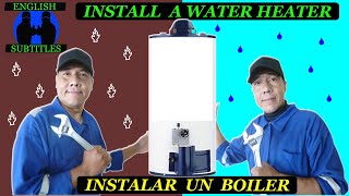 How to Install a WATER HEATER (COMPLETE COURSE)