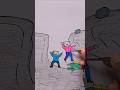 The mother is actually afraid of crocodiles, but for the children 💪#shorts#drawing#cartoon #story