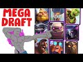Sweaty MEGA DRAFT Clash Royale!