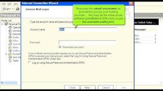 Setting-up Email in Outlook 2000