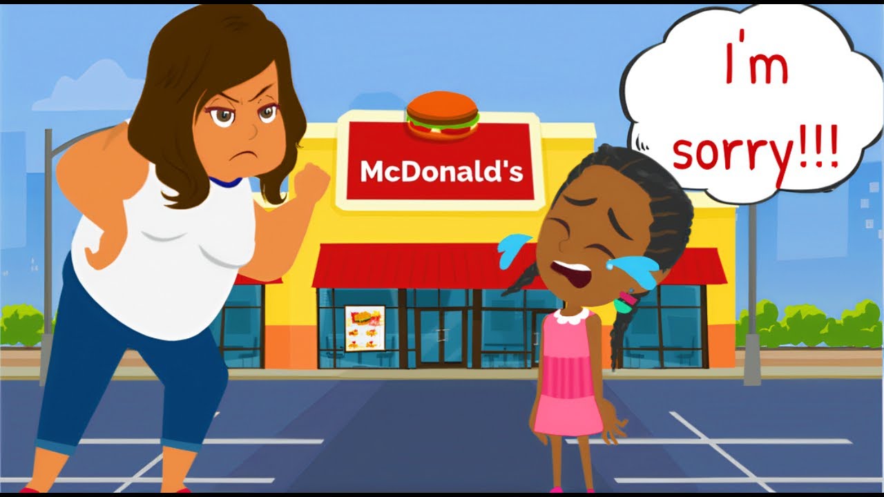 Jane Skipped School and Went to McDonald's…!  Grounded!