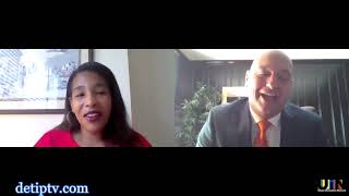 Nicole Small speaks with DPSCD Superintendent Dr  Nikolai Vitti