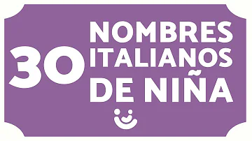 ¿Cuál es un nombre de mujer italiano común?