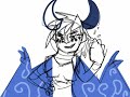 Day 3 of Drawing WoF characters as Humans, TSUNAMI