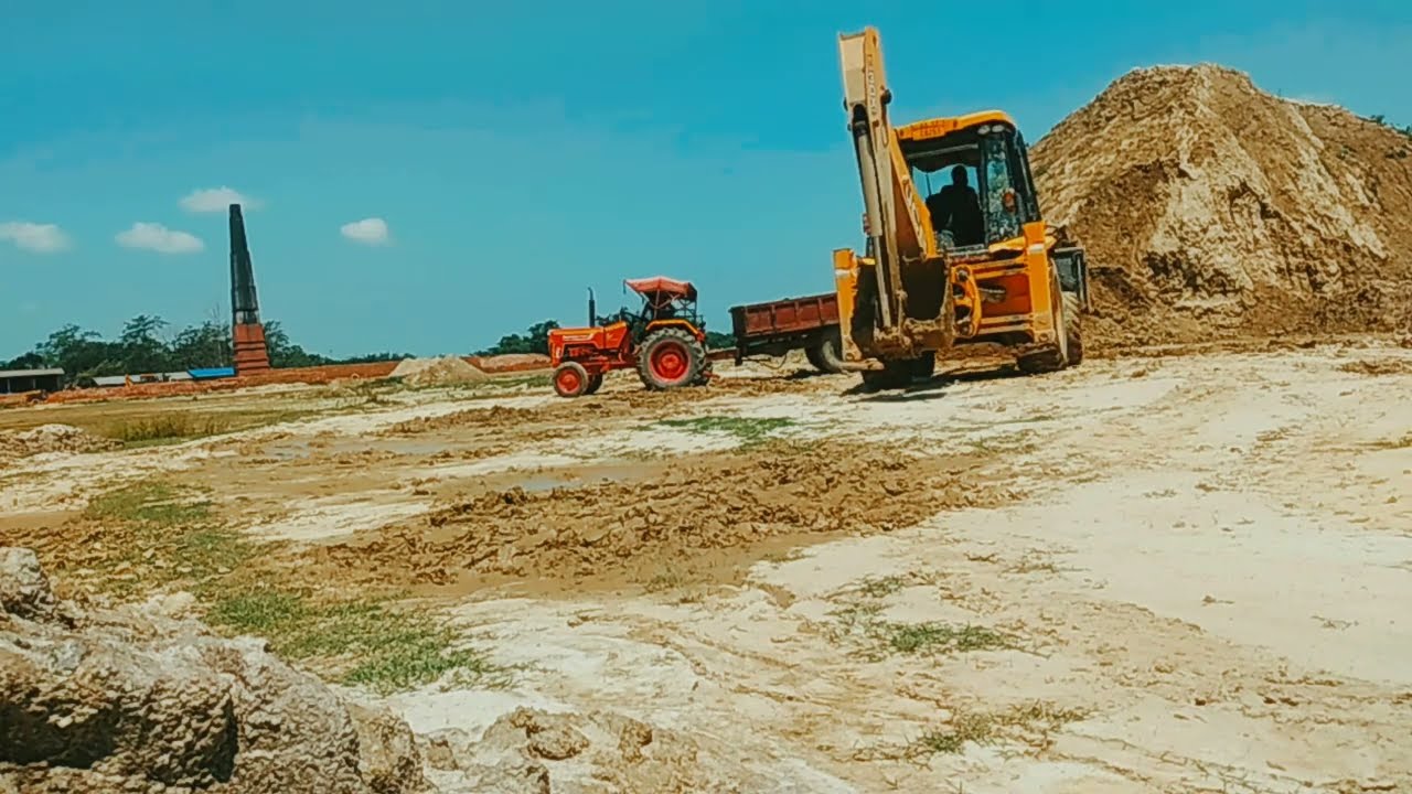 backhoe loader tractor ।। tractor jcb video YouTube