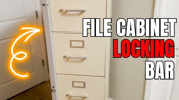 File Cabinet Locking Bar