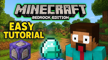 How to make an ore gen in Minecraft Bedrock! | Full Command Tutorial 