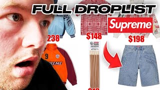 Supreme SS24 Week 14: FULL DROPLIST (WHAT WILL RESELL?) 👀