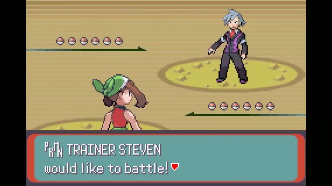 Pokémon Emerald - Steven Battle - YouTube