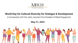 World Day for Cultural Diversity with Felix Jelen