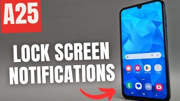 Samsung Galaxy A25 - How to Show/Hide Notifications & Message Content On Lock Screen