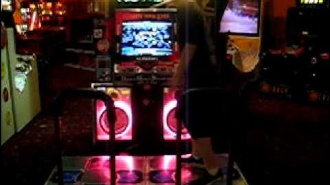David Spenceley playing doubles on DDR Dance Dance Revolution Year: 2004