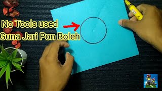 How To Draw A Perfect Circle Cara Buat Bulatan Sempurna