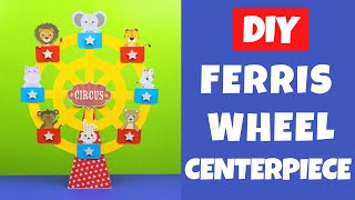 DIY Paper Ferris Wheel | Papercrafts | DIY Centerpiece | Ohpartyland! 🎊|