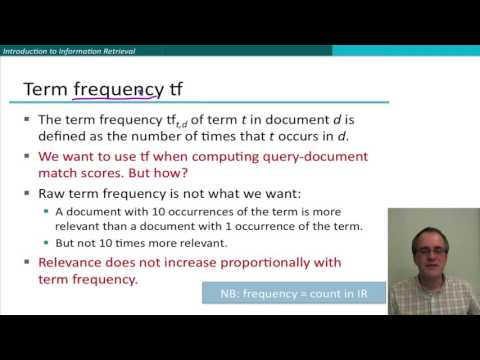 8 3 Term Frequency Weighting 5 59