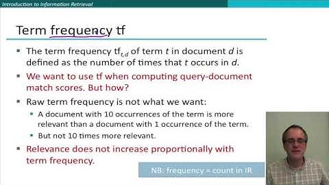 8 3 Term Frequency Weighting 5 59