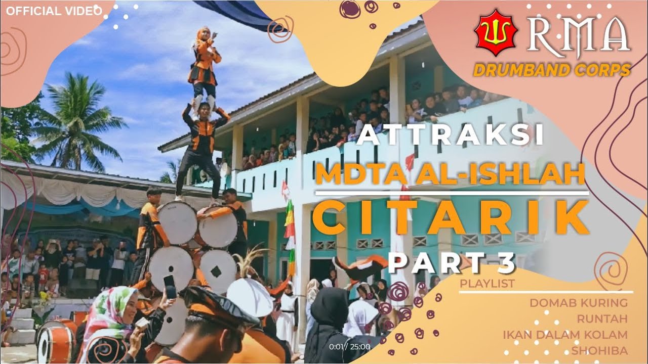 ATTRAKSI DRUMBAND RMA DI CITARIK-PELABUHAN RATU (DOMBA KURING-RUNTAH-IKAN DALAM KOLAM-SOHIBA) PART 3