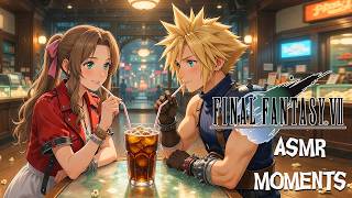 A Soft Day in Midgar | Cloud & Aerith Romantic Scenes | Anime ASMR screenshot 4