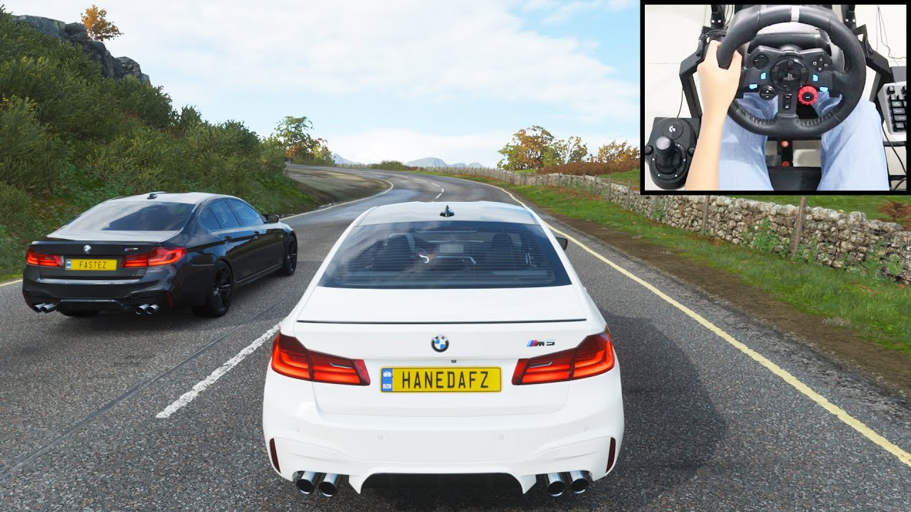 BMW M5 F90 - Forza Horizon 4 Online | Logitech g29 gameplay