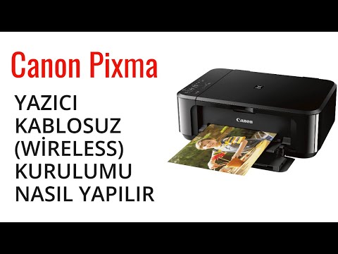 Canon PIXMA G3400 Yazıcı Kablosuz Wireless Kurulumu Nasıl yapılır