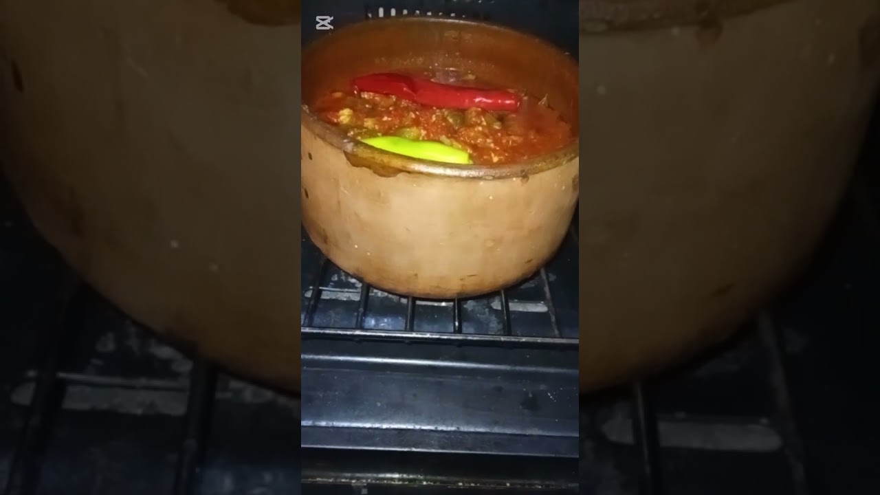 طاجن باميه باللحمه 🥰 #ع_قدلايد 