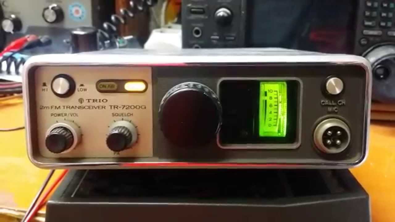Manuel D'utilisation Trio TR-2200G – Émetteur-récepteur FM 2 Mètres, Vintage