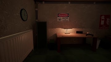 Captured game footage of VMS showing construction of Shooting Gallery