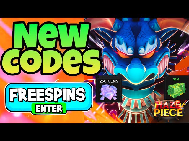 Haze Piece Codes (December 2023): Get Free Spins & Gems