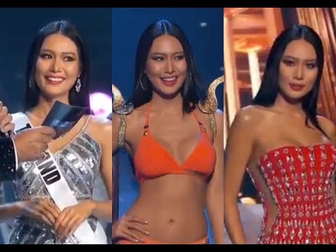 [HD] ประมวลคลิป นิ้ง โสภิดา เข้ารอบ Top 10 Miss Universe 2018