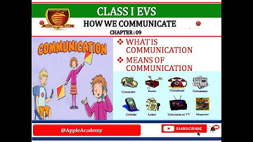 CLASS 1 EVS CHP9 HOW WE COMMUNICATE