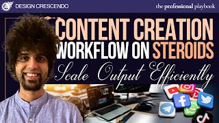 Create Over Thousand Hours of Content Using These Workflow Strategies | The Professional Playbook #1