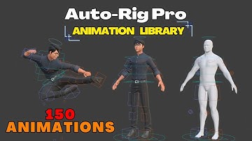 Animate any 3D character with Auto rig Pro : Animation Library in Blender
