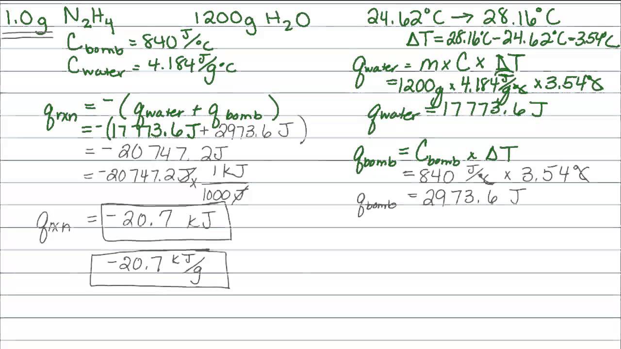 Solving problems with calorimetry   boundless