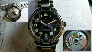 Better than a Rolex or Omega?! Blancpain Leman 4 Days Power Reserve ! Stunning Military Dial !