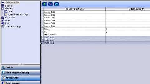 VMS TechTips Add Video Sources to Virtual Matrix